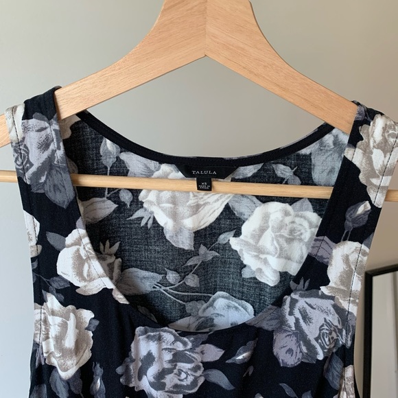 Aritzia - Black and Floral mini dress - Picture 3 of 3
